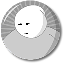 Badge Strong Sad Icon 128x128 png